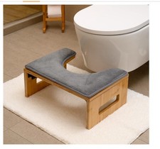Bamboo Toilet Stool / Squatty Potty Collapsible And High Quality