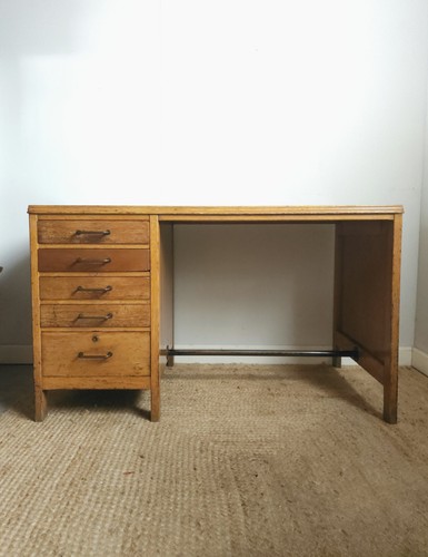 Mid century desk - lebus, 1950s