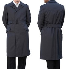 Mens Trench Coat Belted Long