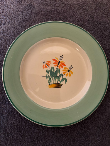 Antique minton side plate hand - antique,