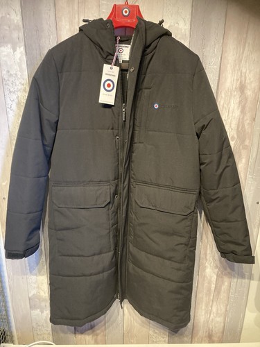 Lambretta black padded hooded - padded,