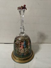Franklin Mint Disney Beauty & The Beast Bell Snow Globe/Bell Jane Lunger 8.5”