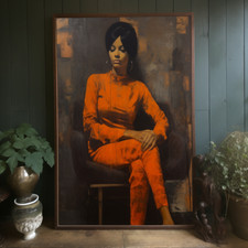 MidCentury Print - Mid-Century Girl - Tretchikoff  -  J.H Lynch - Louis Shabner