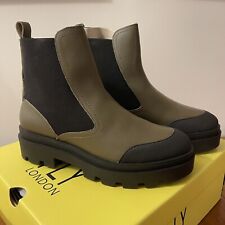 Fly London DUBLIN TAUPE Women’s EUR 39 UK 6 Leather Boots New In Box
