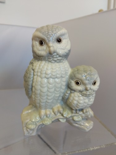 Vintage owls figurine parent - vintage,