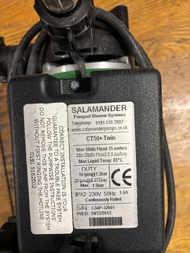Salamander twin pumped - ct, 50+