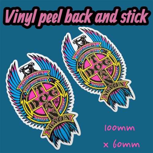 Dog town vinyl sticker - dog,