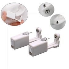2 Pack Safety Ear Piercing Kit Disposable Self Nose Piercing Gun with Ear Stud