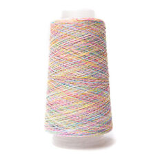 100 GRAM CONE FINE 2/24NM POLYESTER/NYLON YARN RAINBOW TWIST APPROX 1200M
