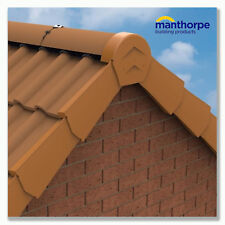 DRY VERGE | MANTHORPE | GABLE APEX ROOF TILE CAPS | RIDGE TILES