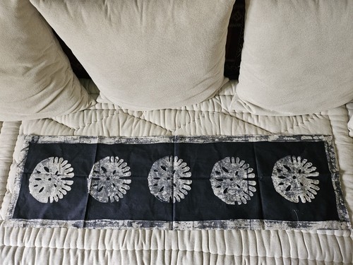 African batik table runner - african, or