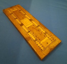 Vintage Wooden Cribbage Board