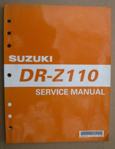 Suzuki z110 service - suzuki, dr-z110