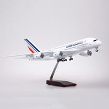Extra Large Air France Airbus A380 Aircraft Model Plane Toy Gift - 1/160 Scale