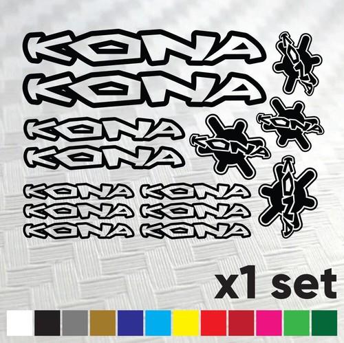 Kona bike stickers vinyl decal - kona,