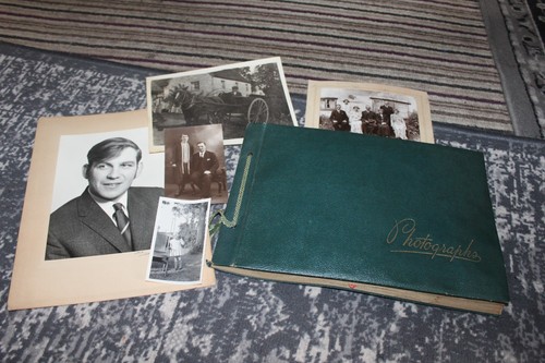 Antique photo album 123 photos - antique,