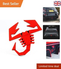 Elegant Scorpion Logo Badge for Fiat Abarth 500/595/695 - Durable Rear Emblem
