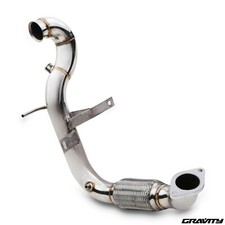 STAINLESS EXHAUST FRONT DPF BYPASS DOWNPIPE FOR FORD FOCUS MK3 1.6 TDCI 12-15