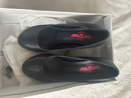 Used cabin crew shoes navy - crew,