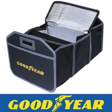 Goodyear Car Boot Organiser Collapsible Shopping Tidy Storage Bag + Cooler bag