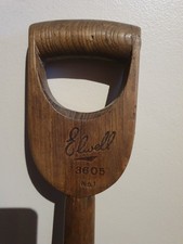 Vintage ELWELL spade Garden "KING OF SPADES"  garden Spade No 1 D Handle Rare