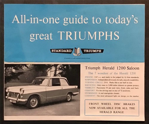 Triumph tr4 herald car - triumph, &