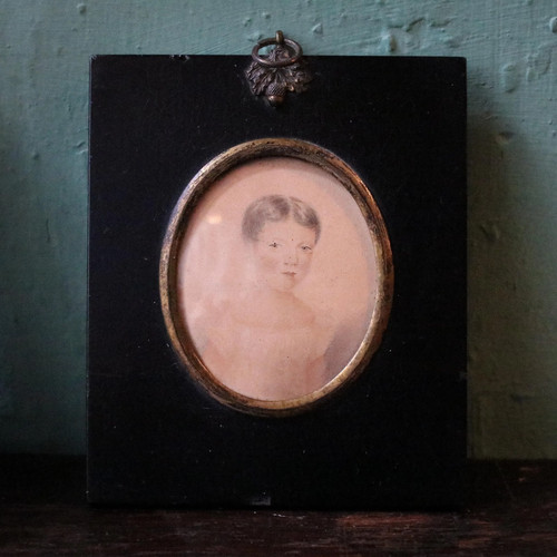 Antique georgian portrait - antique,