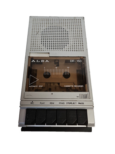 Alba 150 cassette recorder - dr-150,