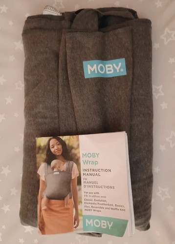 Moby baby wrap asphalt grey - moby,