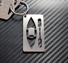 CANOE Kayak White Water Feestyle Canadian Paddle Squirt Boat Keyring Keychain