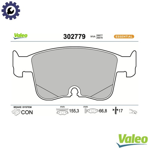 Brake pad set - pad,