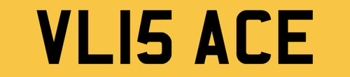 Number plate private - vl,