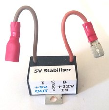 Voltage Stabiliser +5v Electronic (negative earth) – mainly classic Ford