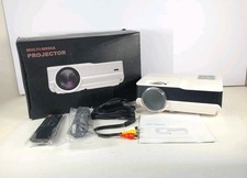 Multimedia Projector Full HD 1080P HDMI/VGA/AV/USB Open Box 