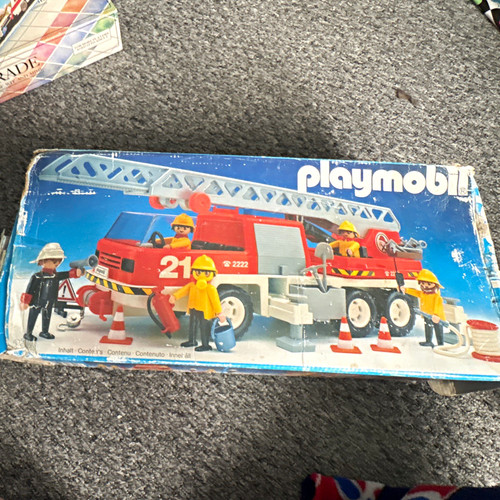 Playmobil 2222 fire truck - fire,