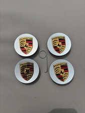 4x silver wheel centre caps