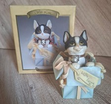 The Leonardo Collection Porcelain Cat Figurine With Love
