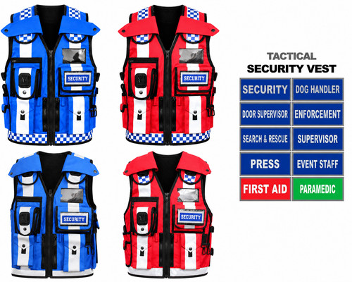 Hiviz security vest - vest, tactical