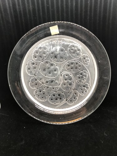 Lalique 1974 annual plate - plate,