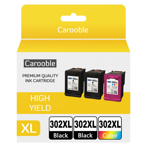 Refilled 302xl black - hp, /