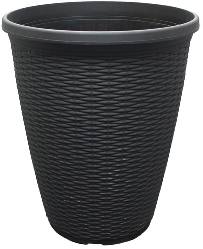 Litre black rattan large - litre,