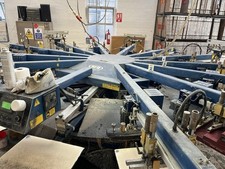 M&R Sportsman EM screen printing carousel. fully operational.
