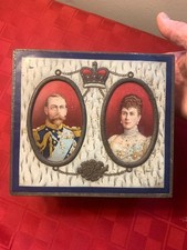 Vintage King George V - Queen Mary Coronation Tin  John Horn British Bon Bons