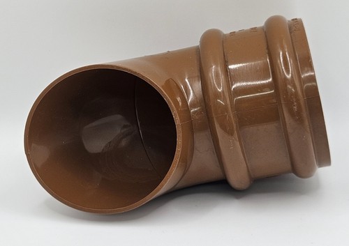 Gutter pipe shoe light brown - gutter,