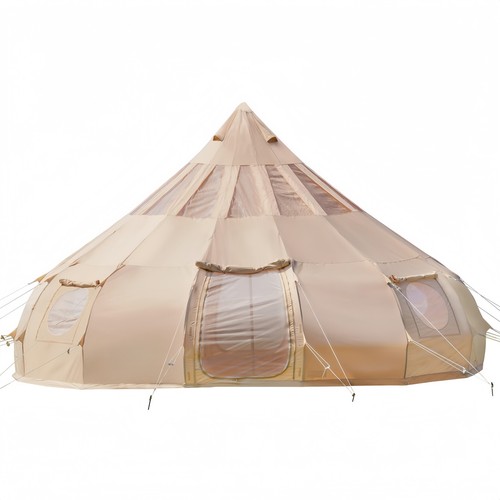 Canvas hot tent with stove - canvas,