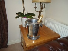 Champagne Ice Bucket Silver