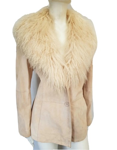 Real suede mongolian - mongolian, fur
