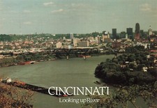 Postcard OH Cincinnati Looking