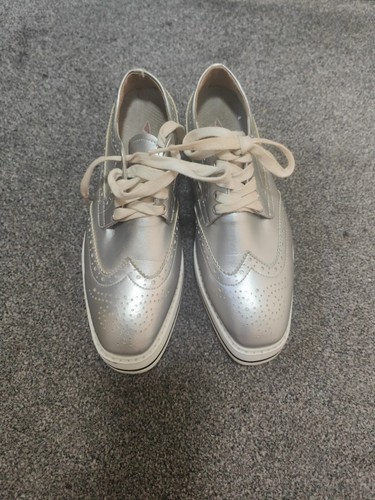 Mbt silver platform brogues - platform,