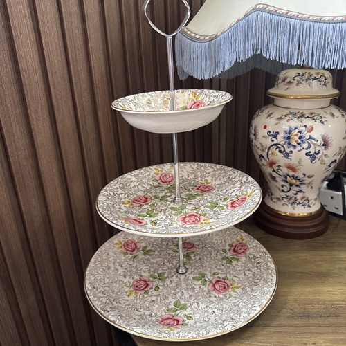 Crownford burslem floral cake - crownford,